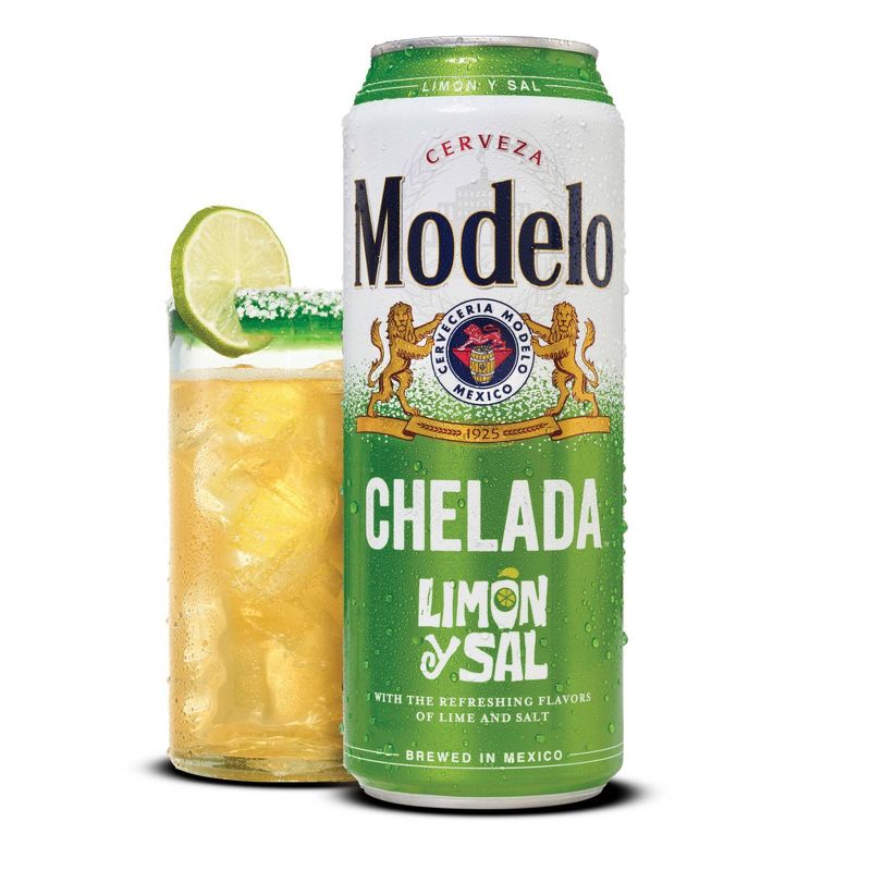 Modelo Chelada Limon y Sal Beer - 24 fl oz Can