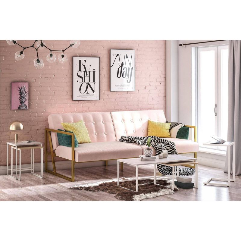 Scarlett Nesting Coffee and End Tables White - CosmoLiving by Cosmopolitan