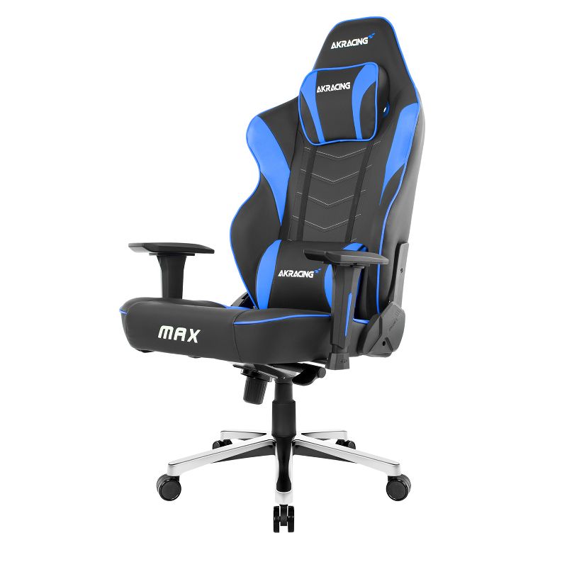 AKRacing Master Series MAX Gaming Chair, Black/Blue (AK-MAX-BK/BL)
