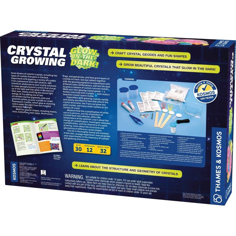 Thames & Kosmos Crystal Growing: Glow-in-the-Dark Edition