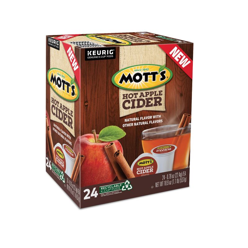 Mott's Hot Apple Cider Keurig K-Cup Pods - 24ct
