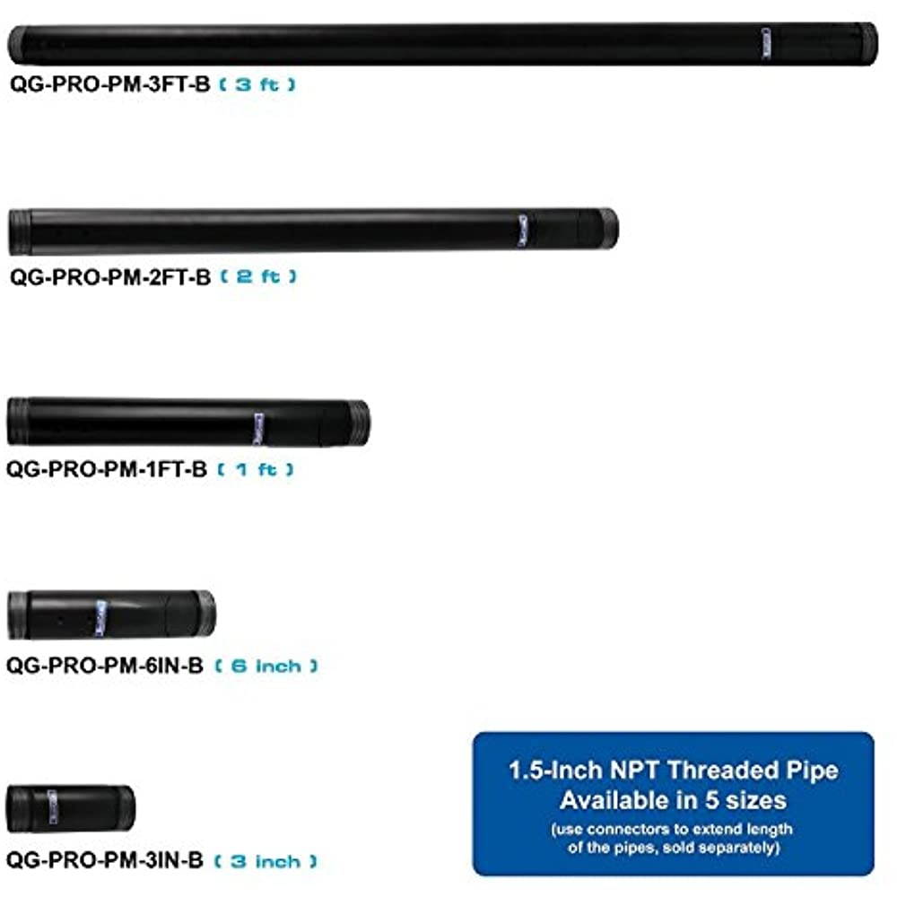 QualGear&reg; QG-PRO-PM-1FT-B Pro-AV 1.5