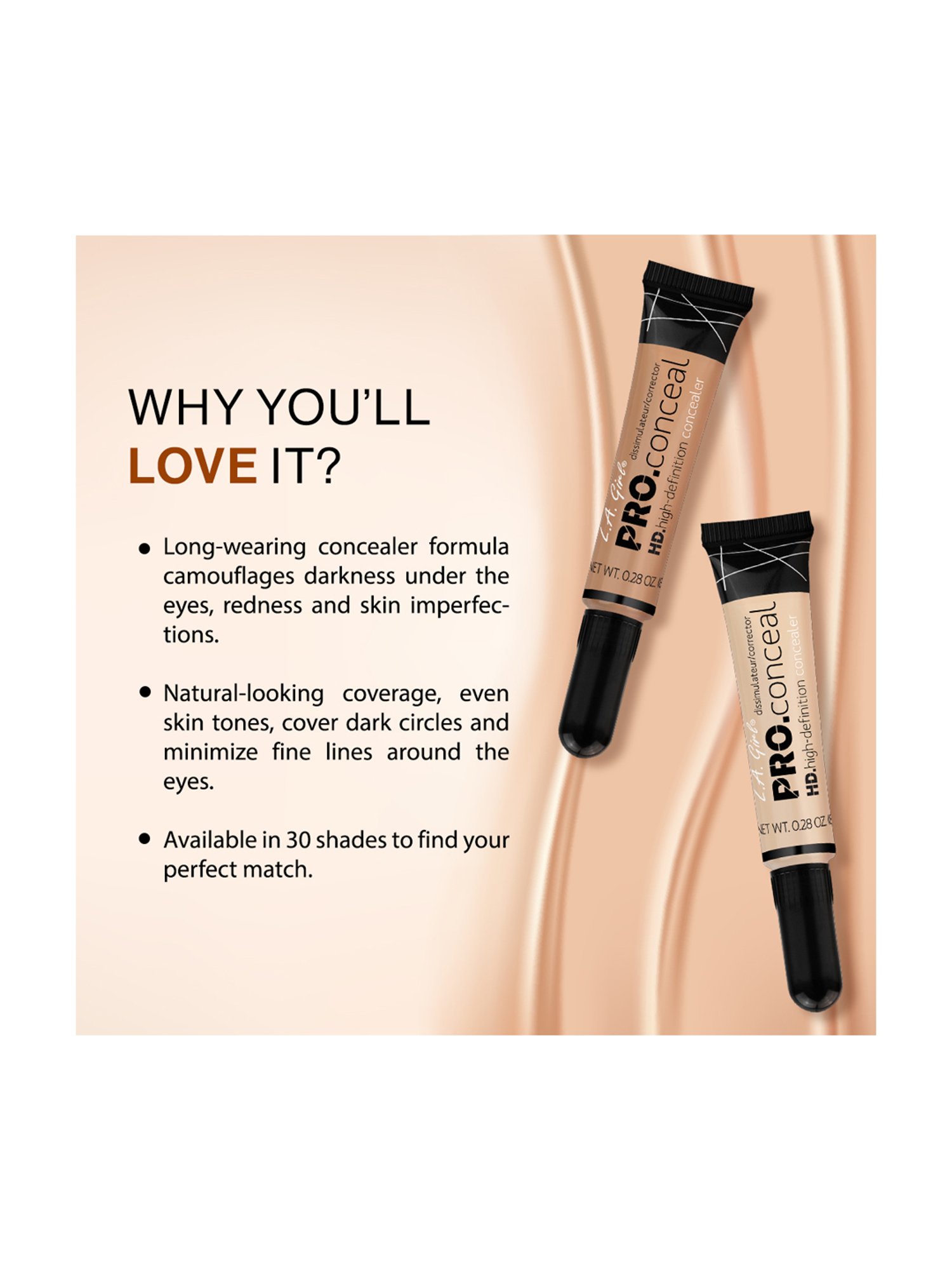 L.A. Girl Pro Conceal Iridescent - 8 gm