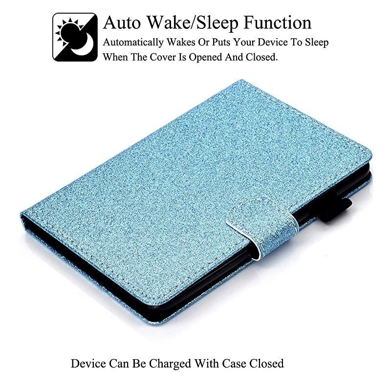 Kindle 10th Gen 2019 Case Folio Smart Cover with Auto WakeSleep Feature Premium PU Leather Cards Slots Slim Cover for AllNew Kindle 10th Generation 2019 Release 6 Reader Blue