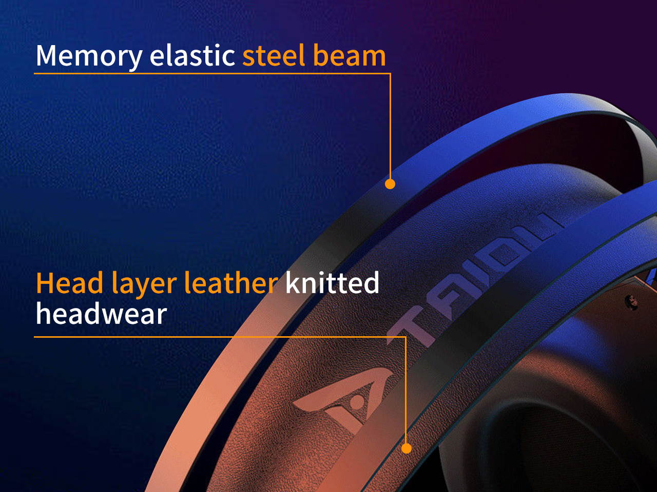 TAIDU Gaming Headset for PC, Over Ear Headphones with Noise Canceling Mic, PS4 Headset with Soft Memory Earmuffs, LED Light, 3D Stereo Surround Sound Gaming Headphones for Xbox One, Mac, Laptop.