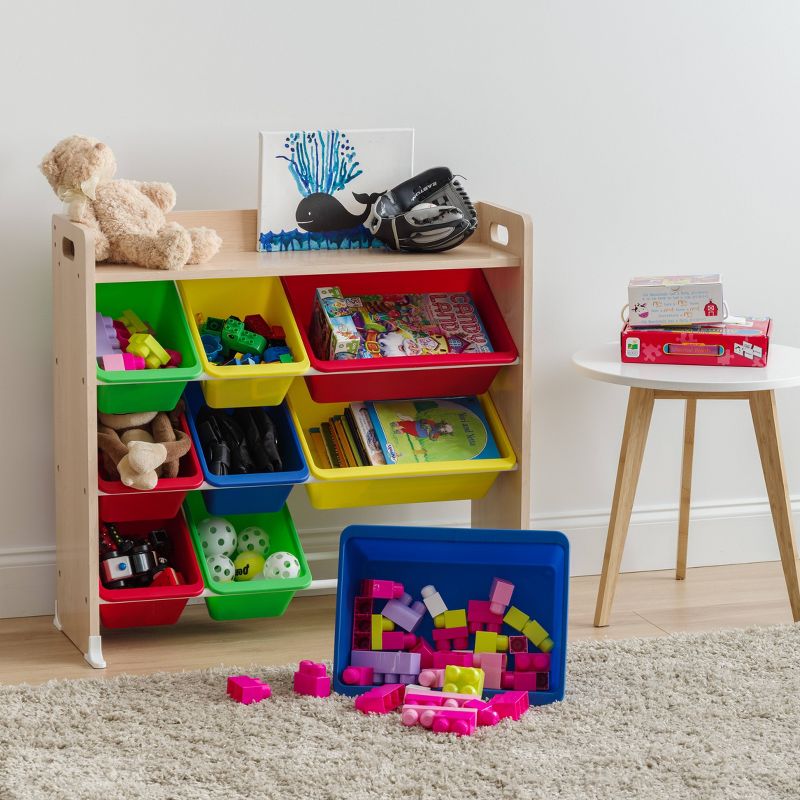 IRIS 3 Tier Storage Bin Rack with Shelf Primary