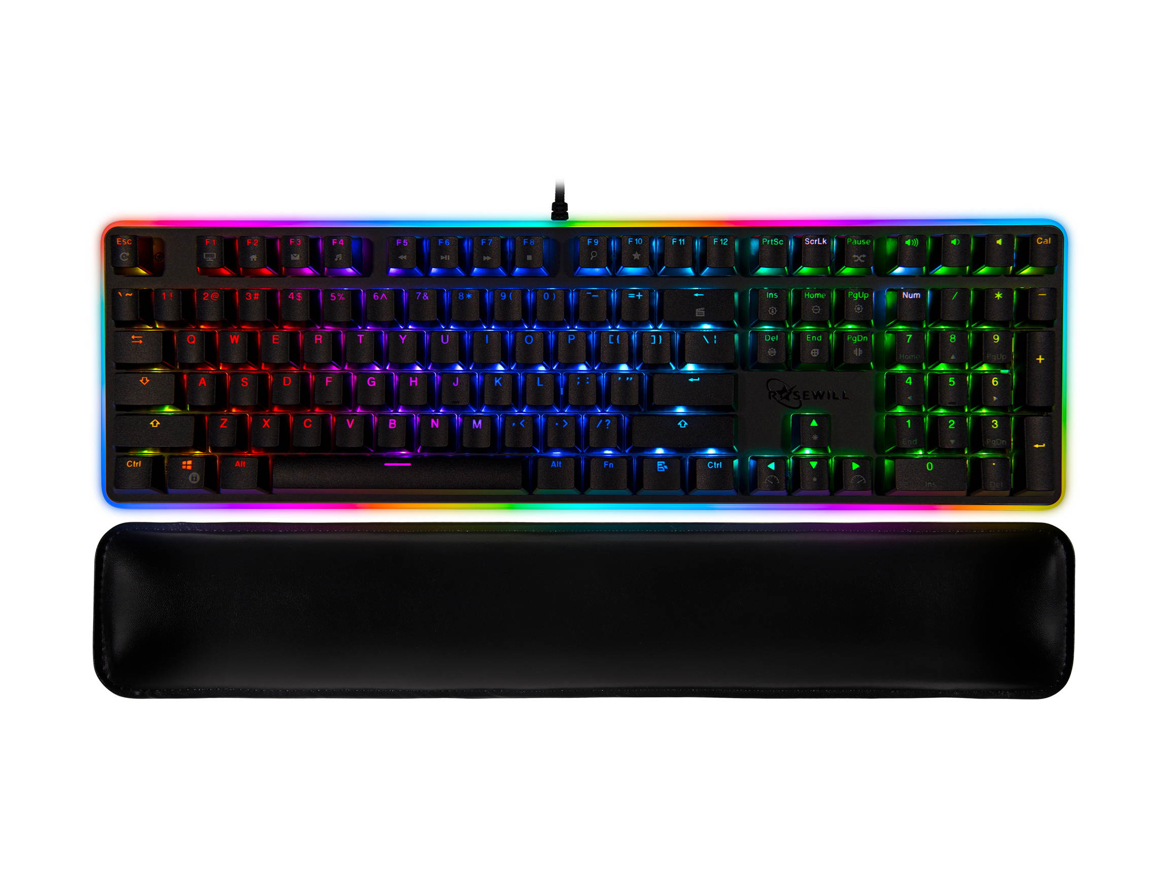 Rosewill Mechanical Gaming Keyboard, 22 RGB Backlit Modes, Brown Switches - NEON K81 BR