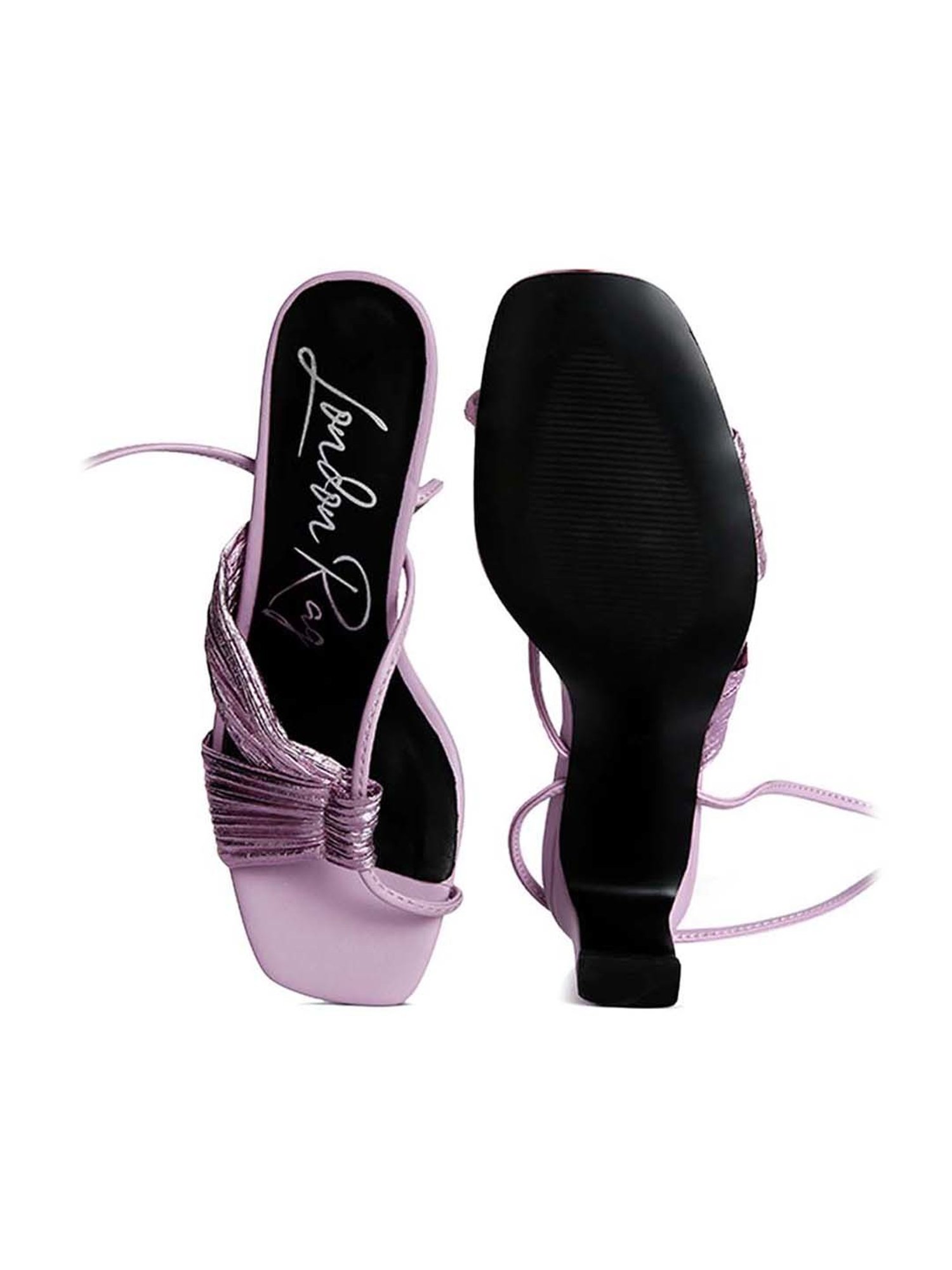 London Rag Women's Purple Gladiator Sandals