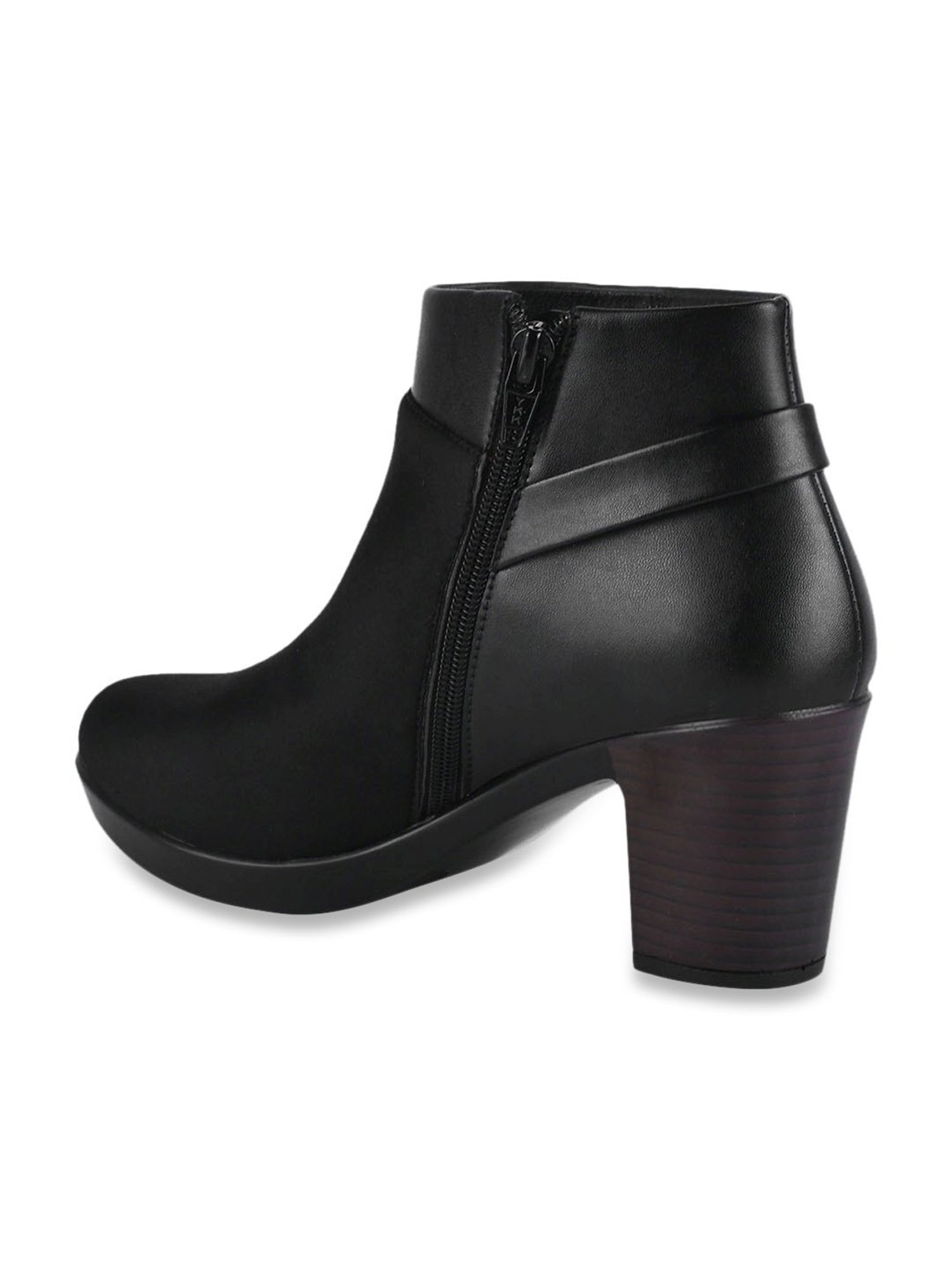Shoetopia Women's Black Casual Boots