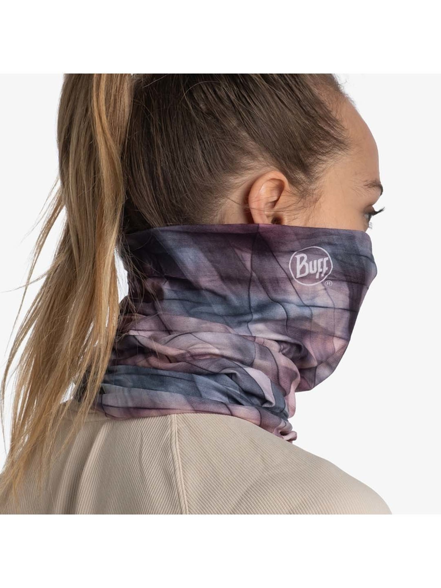 BUFF Original Ecostretch Shadyver Purple Printed Bandanas