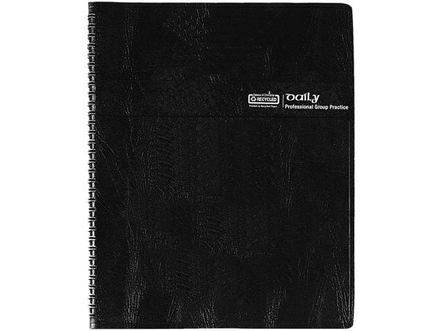 House of Doolittle 281-02 Daily Group Planner 8-Person Black 8-1/2 x 11"