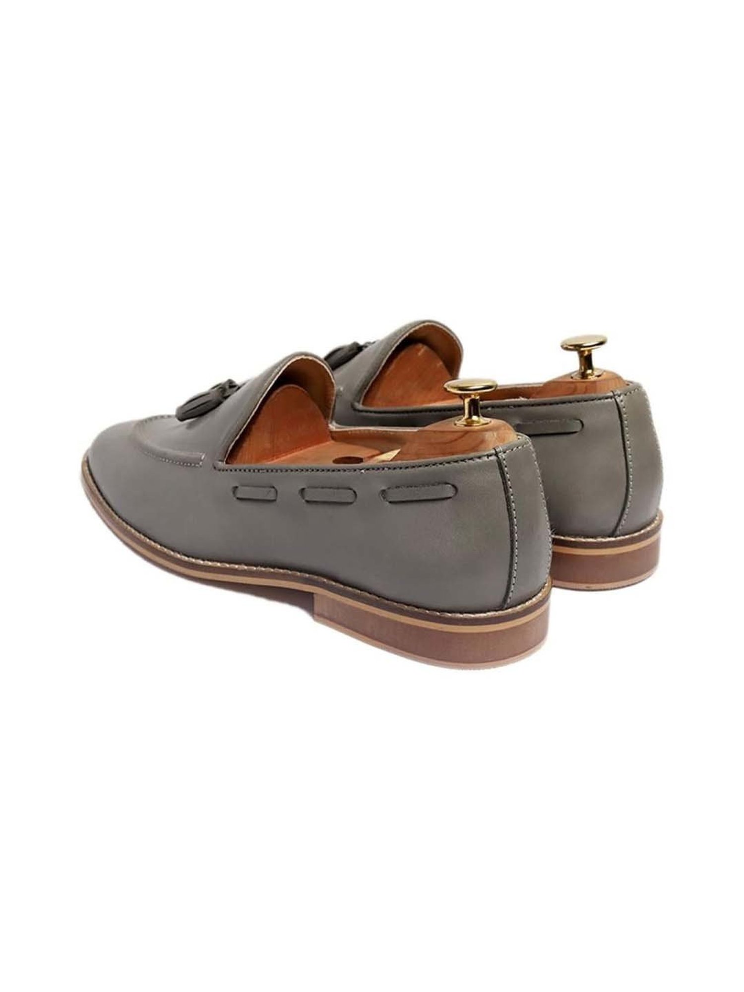 Griffin Men's Grey Casual Mocassins