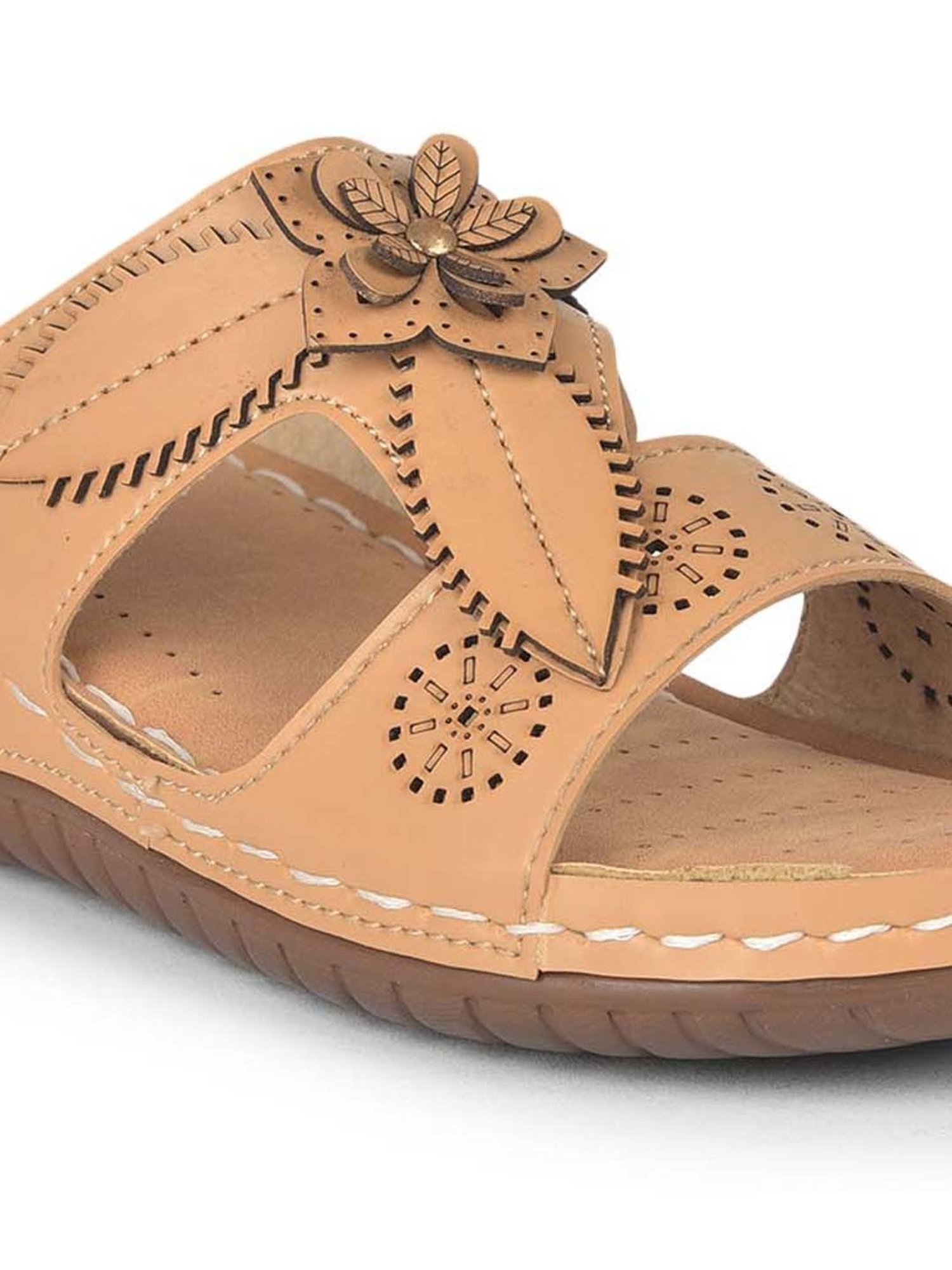 Senorita by Liberty Women's Beige Casual Wedges