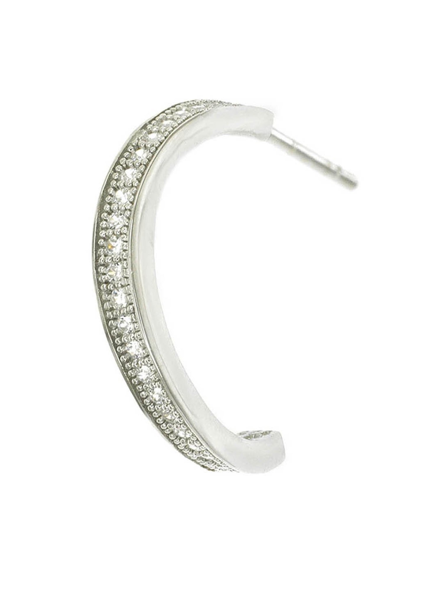 The Real Effect London Classic Collection 800 Silver Earrings for Women