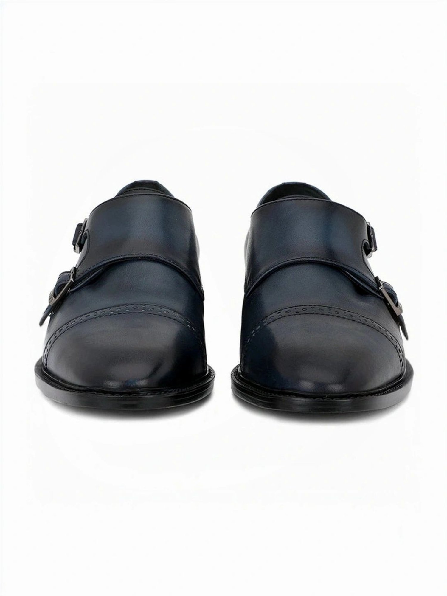 Saint G Men's Perctarit Blue Monk Shoes