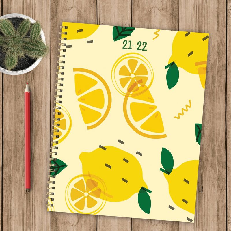 2021-22 Academic Planner 8.5" x 11" Make Lemonade Daily/Weekly/Monthly - The Time Factory