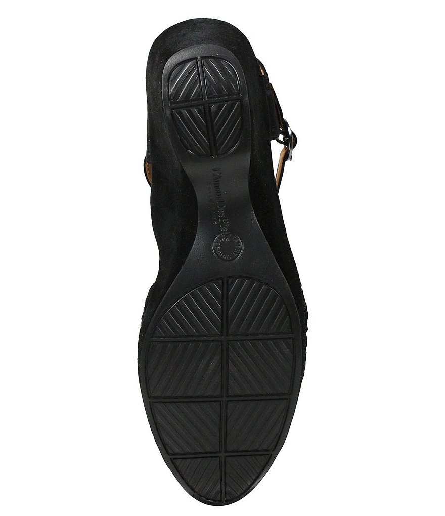 L'Amour Des Pieds Oanez Cut Out Suede Wedge Sandals