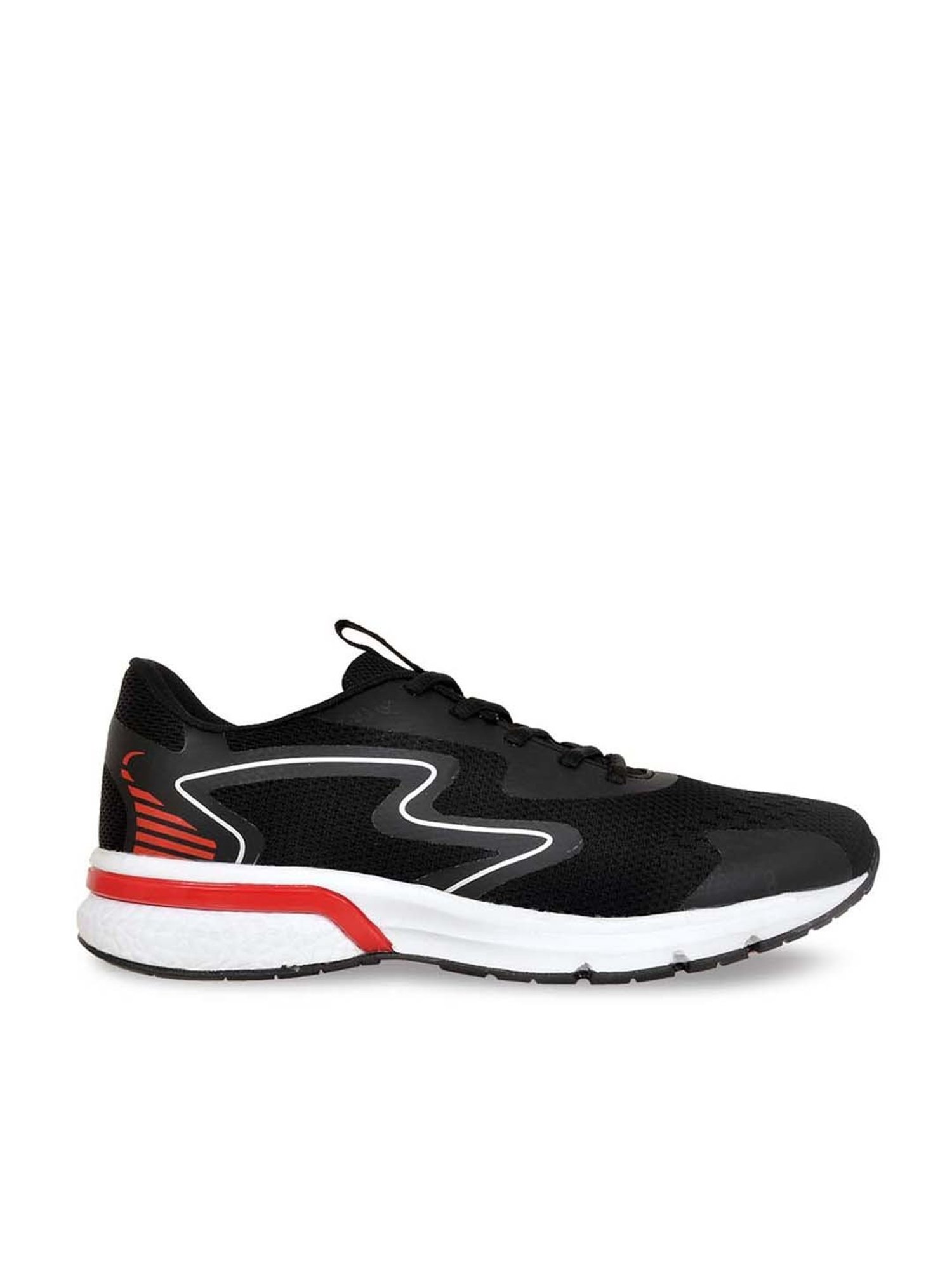 Allen cooper Men's Black Running Shoes