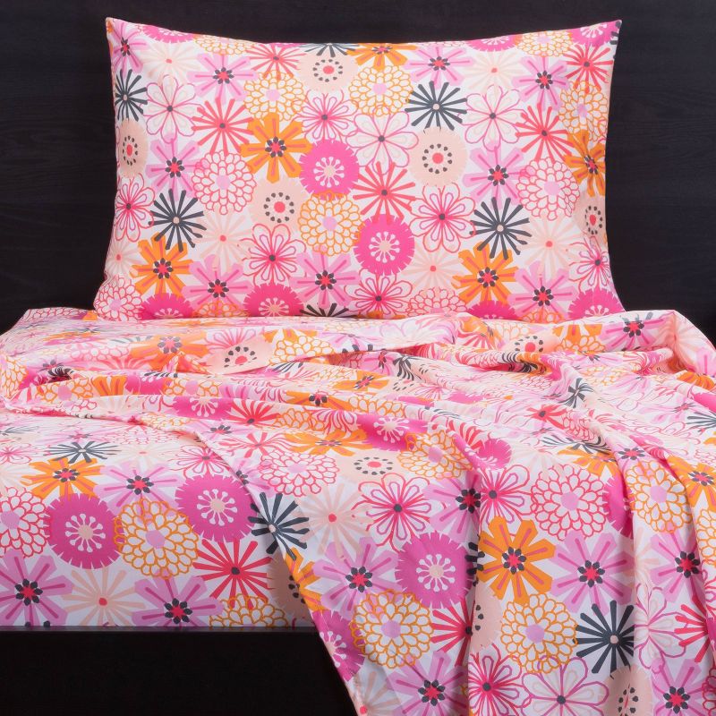 Twin The Bloom Room Sheet Set Pink - Highlights