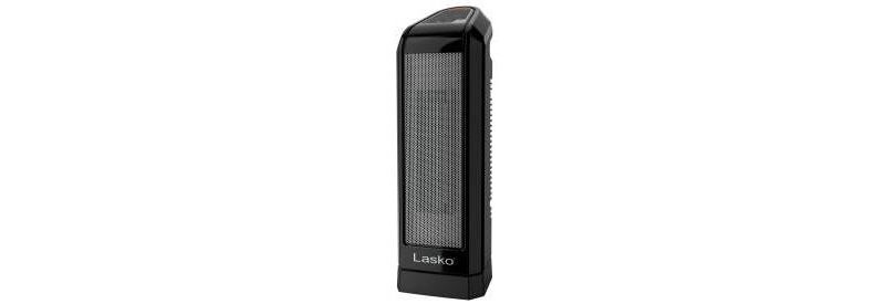 Lasko 5160 Portable Electric 1500 Watt Room Oscillating Ceramic Tower Space Heater with Remote, Adjustable Thermostat, Digital Controls, and Timer