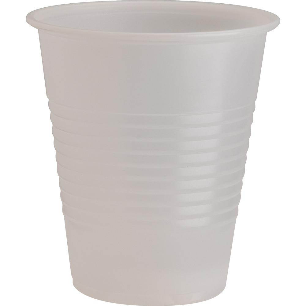 Genuine Joe Plastic Cup 12 oz 1000/CT Translucent 10435