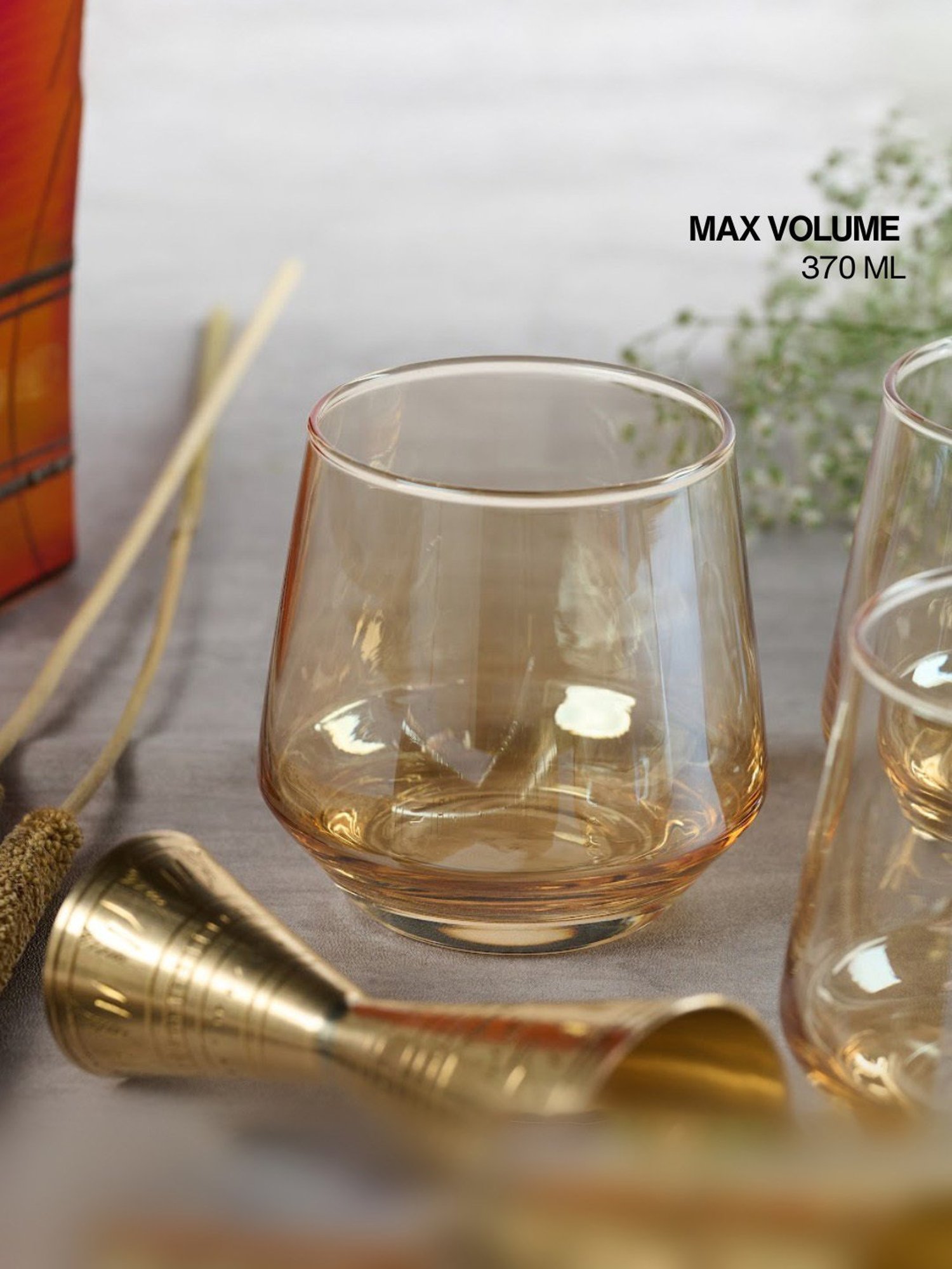 BlackCarrot Whiskey Glass Set of 6