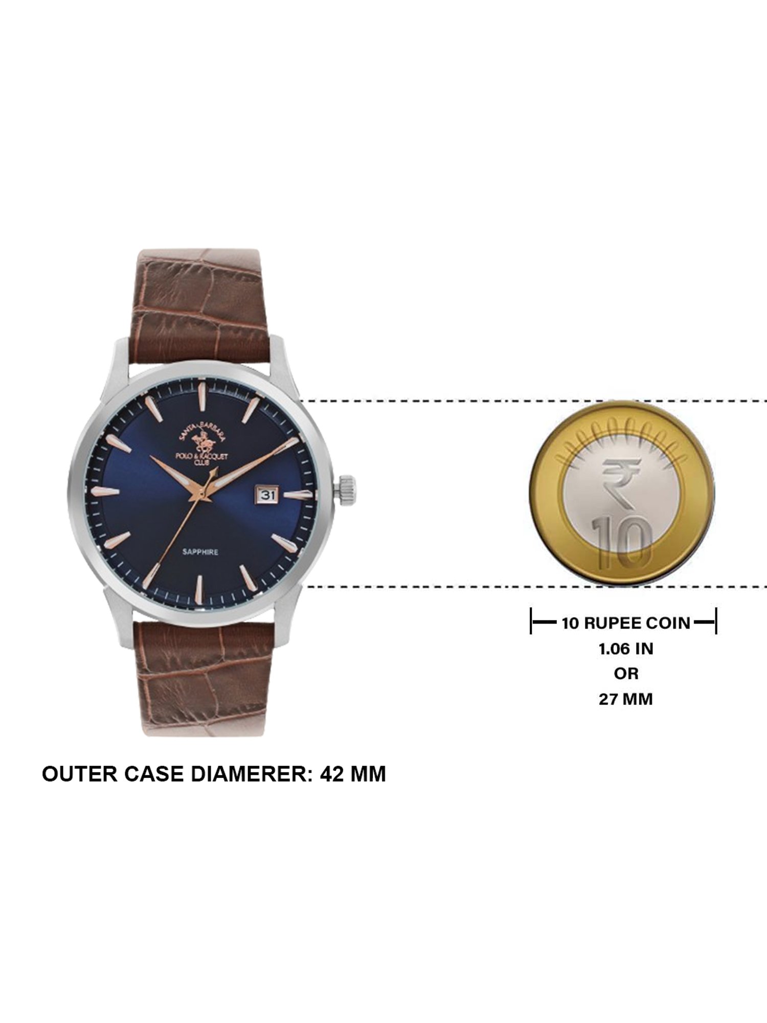 Santa Barbara Polo & Racquet Club SB.1.10513-4 Analog Watch for Men