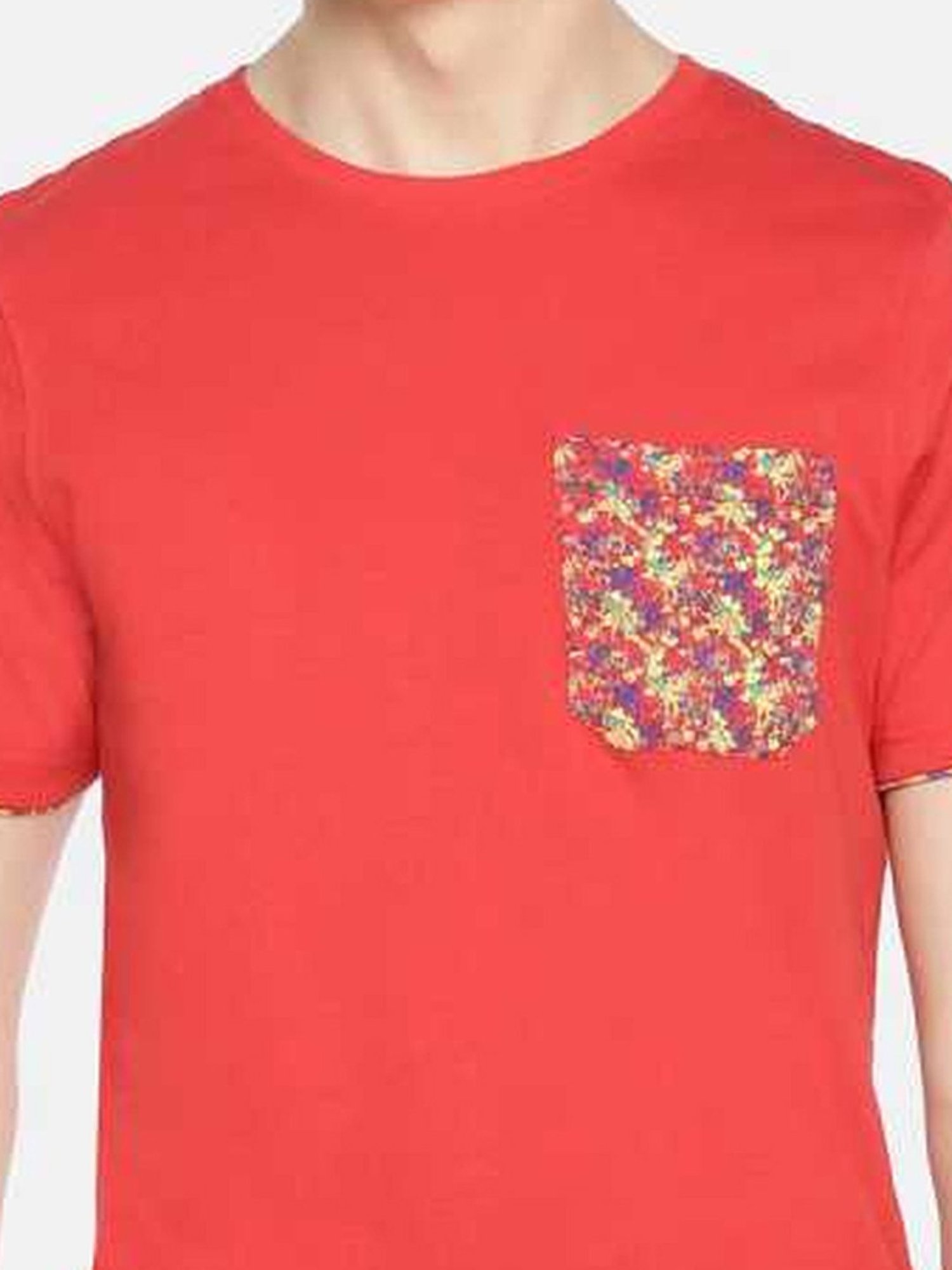 Dollar Red Regular Fit Printed T-Shirt