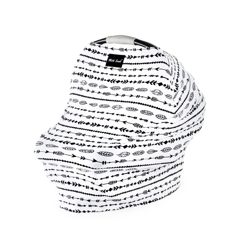 GO By Goldbug Space Duo Head Support And Strap Cover Set For Car Seat, Stroller, Bouncer