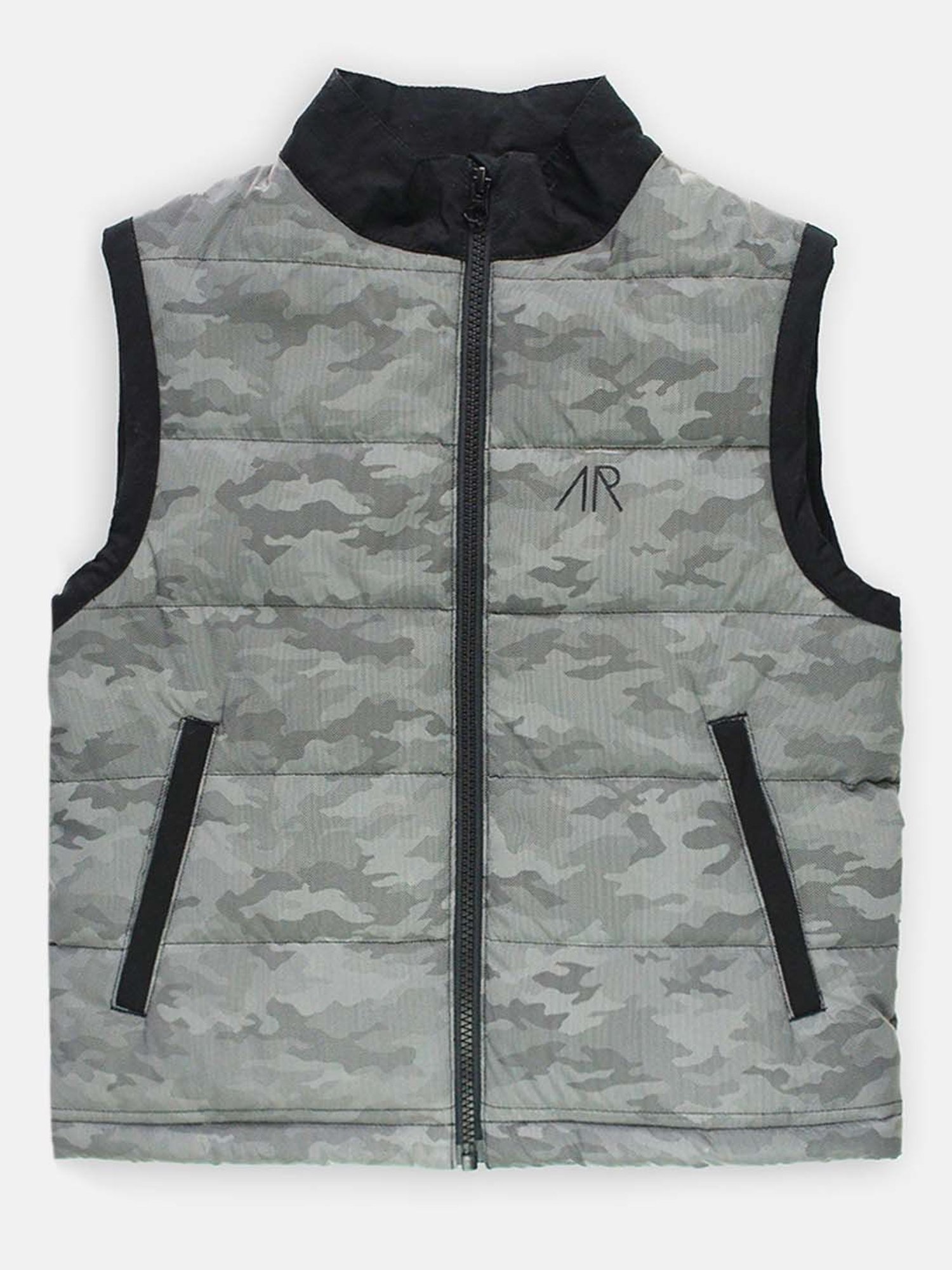 Angel & Rocket Kids Grey Camouflage Jacket