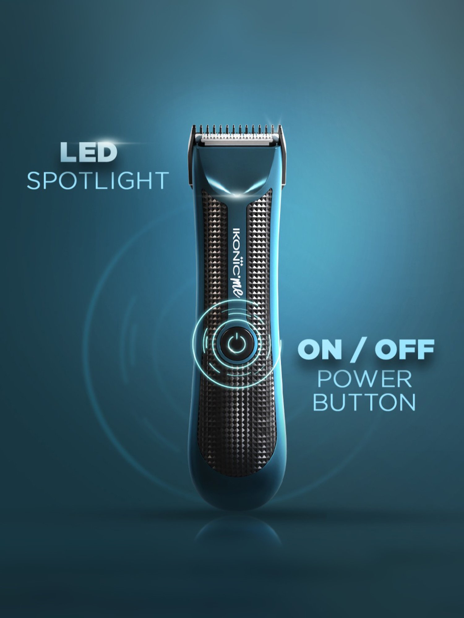 Ikonic Me Beard and Body Trimmer - Blue