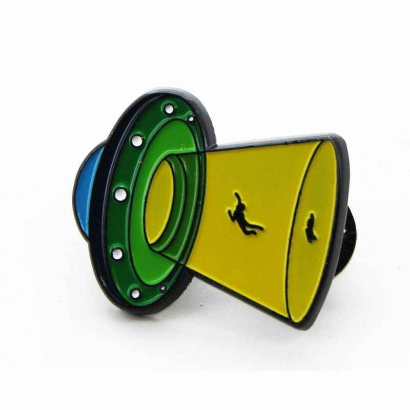 Nerd Block Alien Abduction Enamel Pin