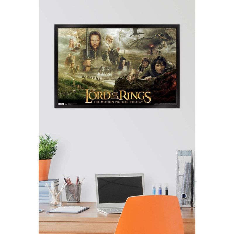 Lord Of The Rings - Trilogy Framed Poster Trends International