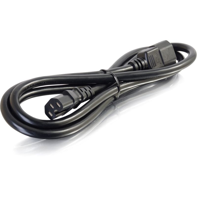 C2G 3ft 14AWG 250 Volt Power Cord (IEC C14 to IEC C15) - For PDU - 14 Gauge - 250 V AC - Black - 3 ft Cord Length