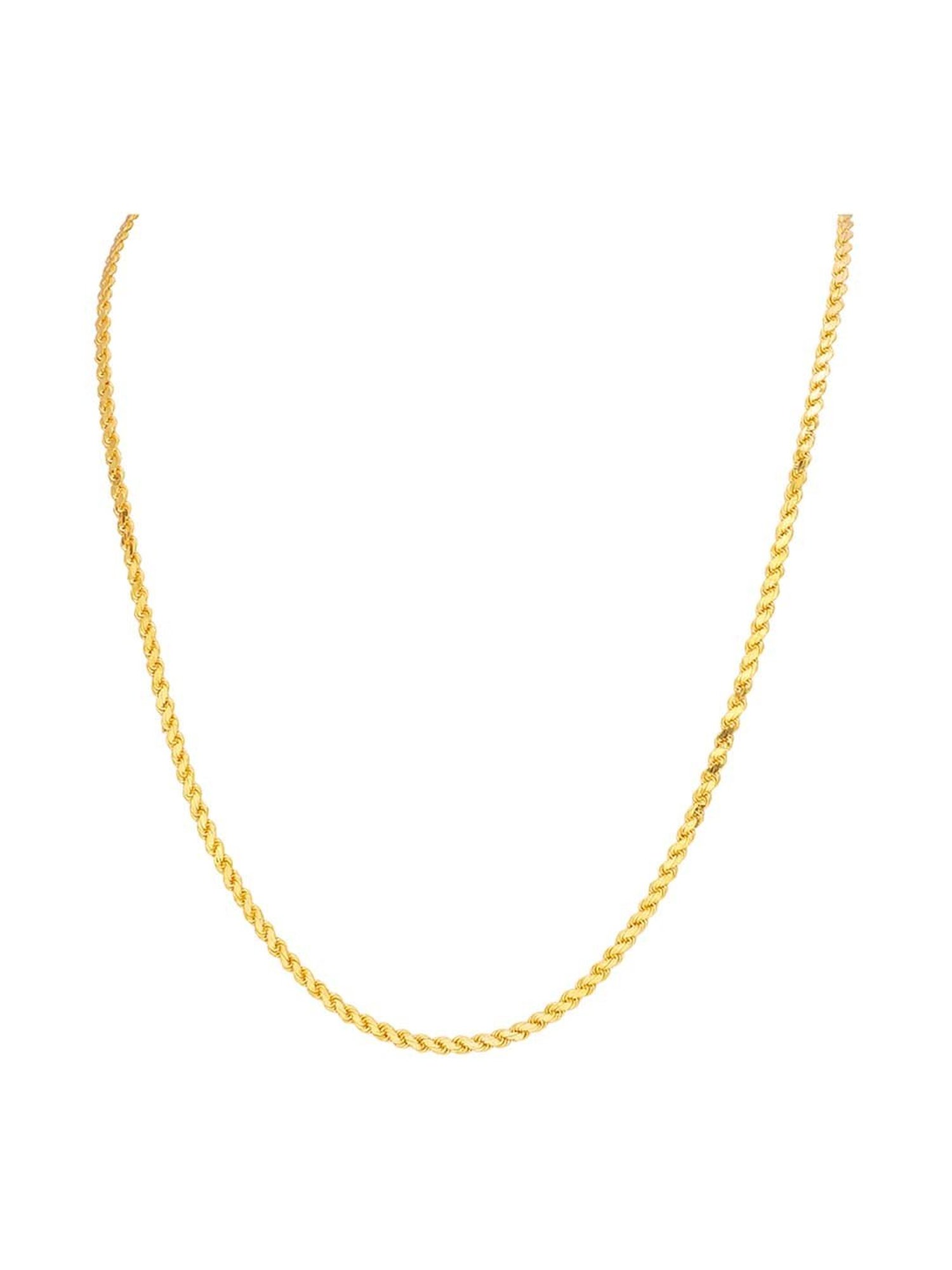 Waman Hari Pethe Jewellers BIS Hallmark 22k Yellow Gold Chain