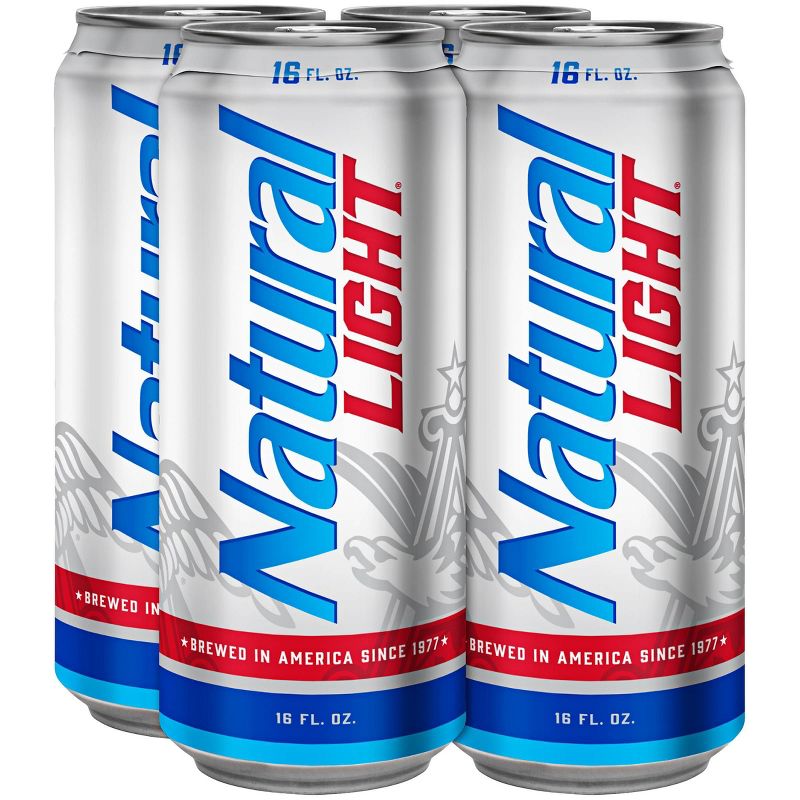 Natural Light Beer - 4pk/16 fl oz Cans