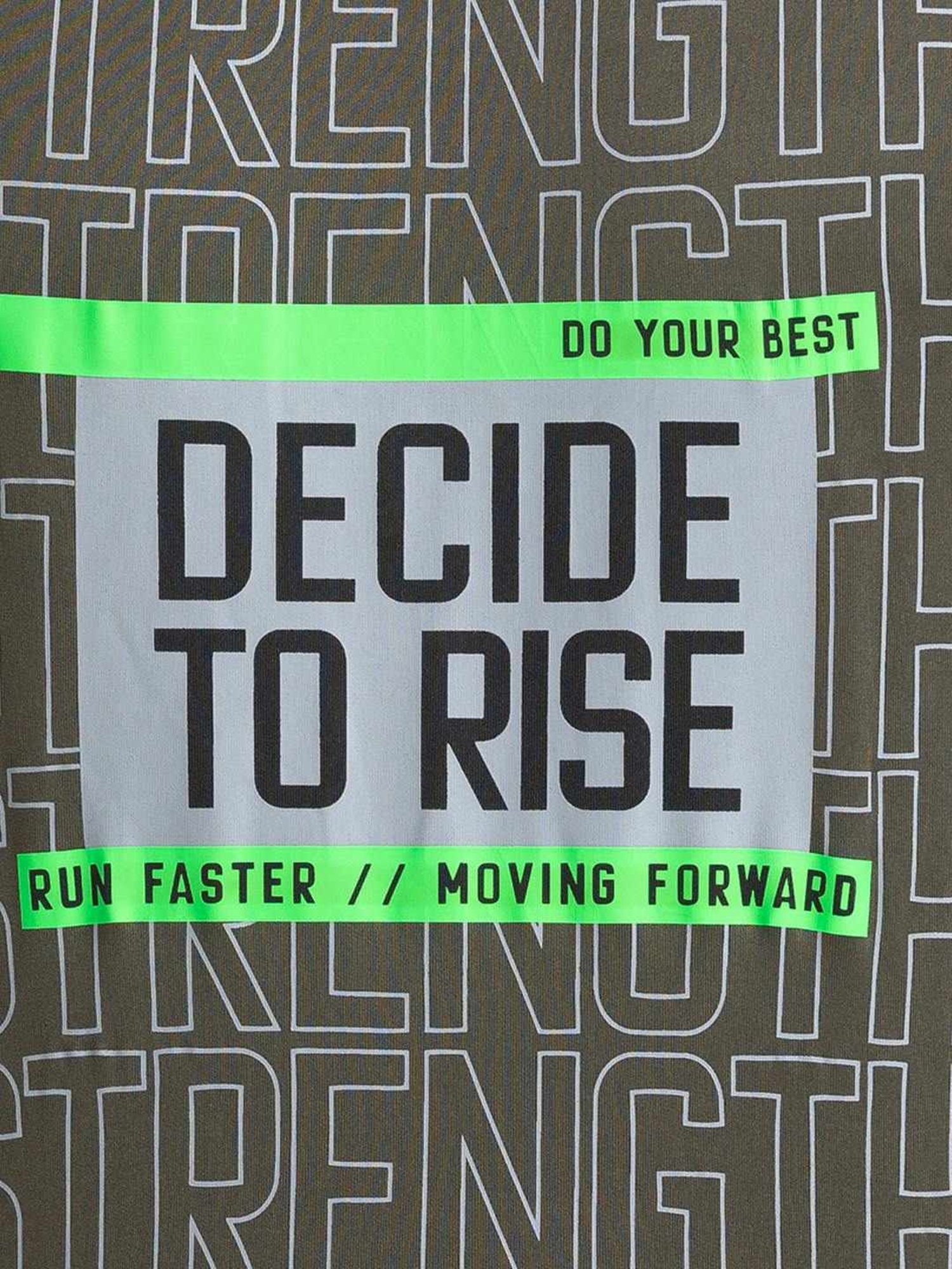 Parx Green Regular Fit Printed T-Shirt