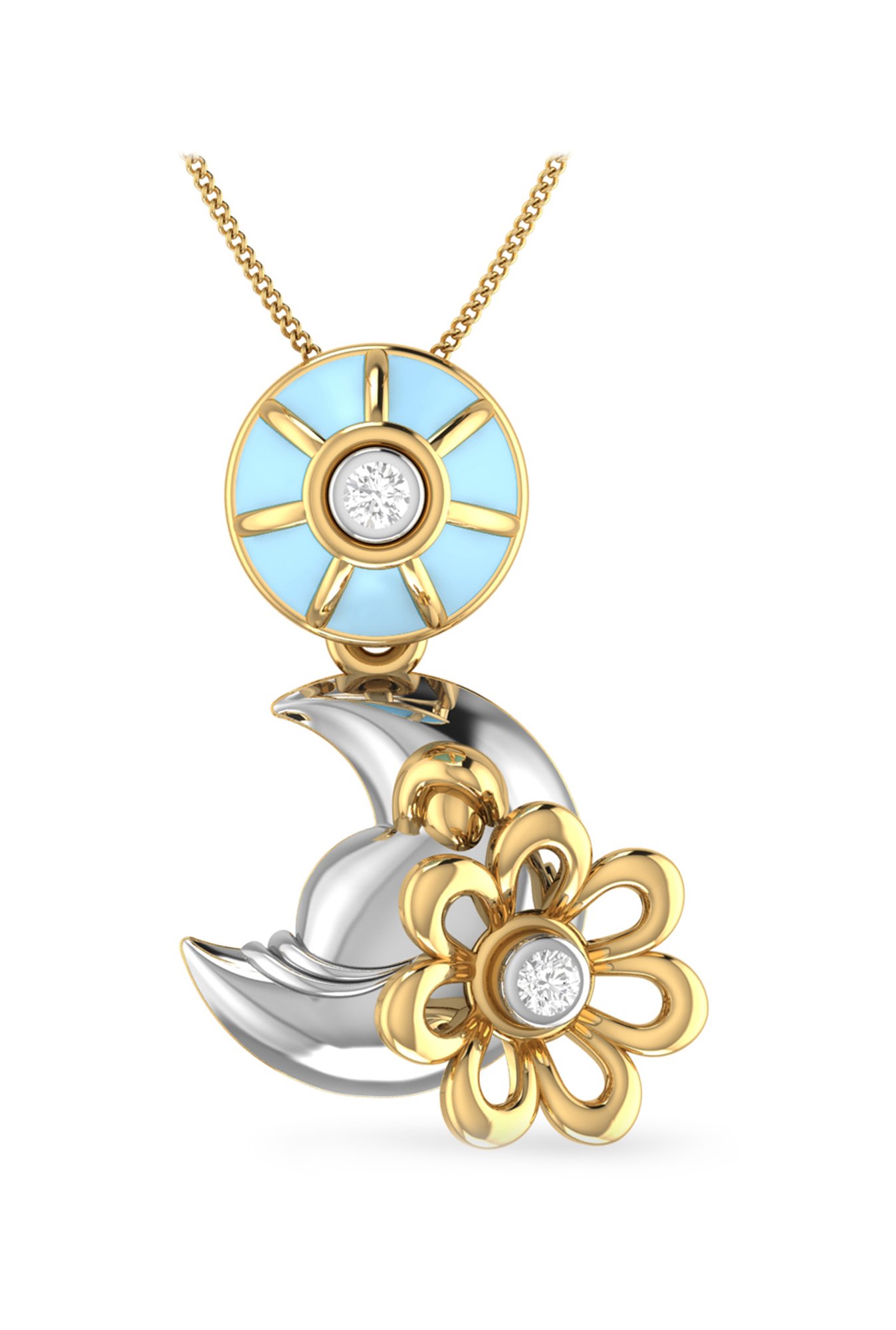 PC Jeweller Neel 22 kt Gold Pendant without Chain