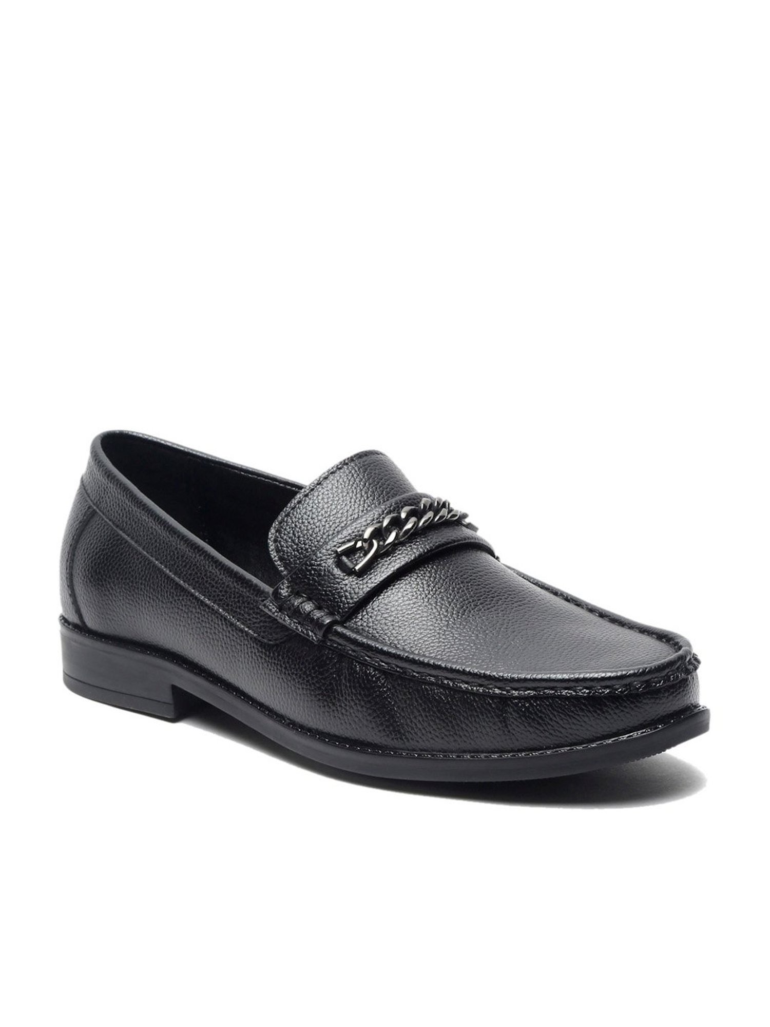 Apsis Men's Black Casual Loafers
