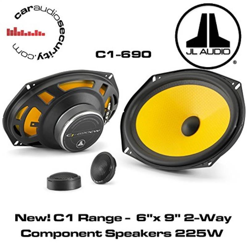 jl audio c1690 6" x 9" 2way component car audio speakers