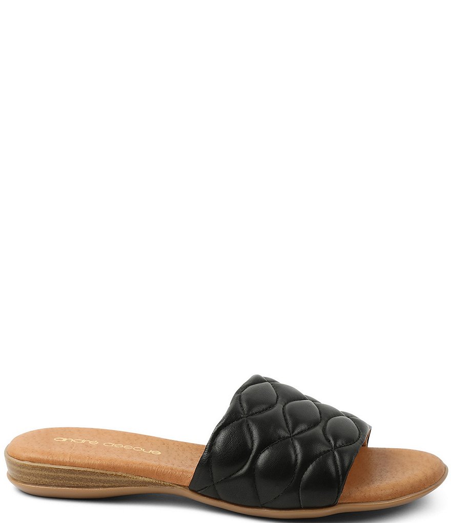 Andre Assous Rylee Featherweights&trade; Quilted Leather Slide Sandals