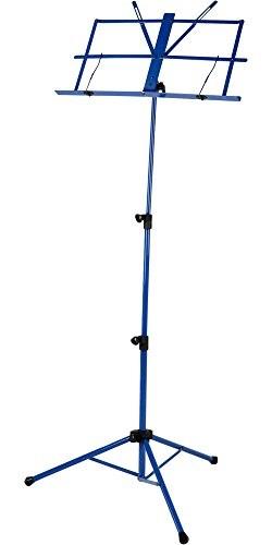 strukture deluxe folding music stand  assorted colors blue