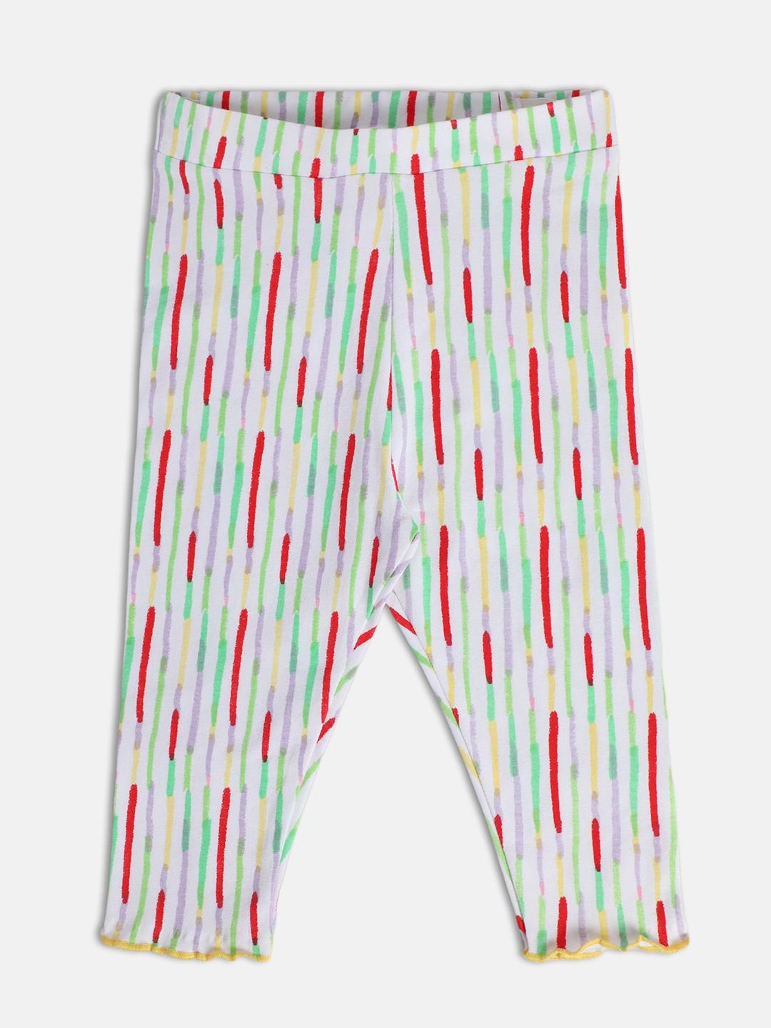 MINIKLUB Kids White Printed Leggings