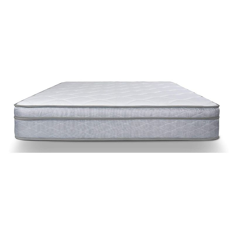 Dreamfoam Bedding Doze 11 Inch Plush Pillow Top Medium Soft Comfort Convoluted Foam Mattress, Short Queen