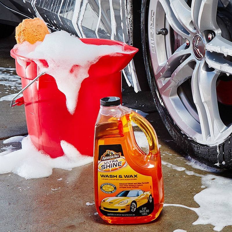 Armor All 64oz Ultra Shine Wash and Wax Automotive Wash