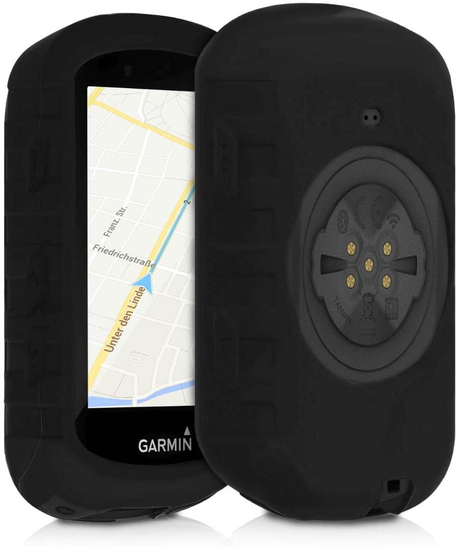 kwmobile Case Compatible with Garmin Edge 530 - Soft Silicone Bike GPS Navigation System Protective Cover - Black