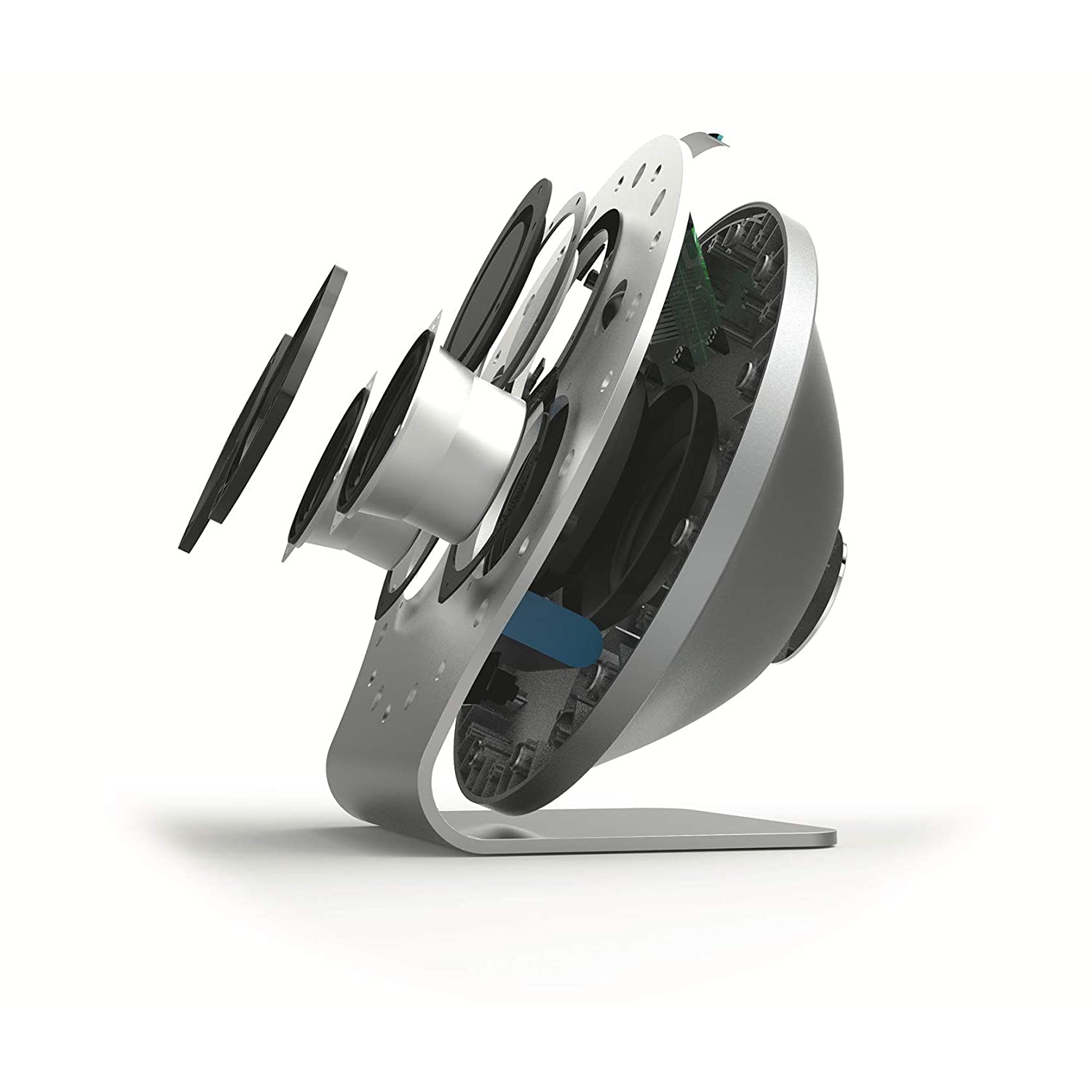 Soundstream Sound Dish Home Audio Bluetooth and 3.5mm Speaker with 2 x 20w bass Drivers and 2 Passive bass radiators + 2 x 10w Treble Drivers