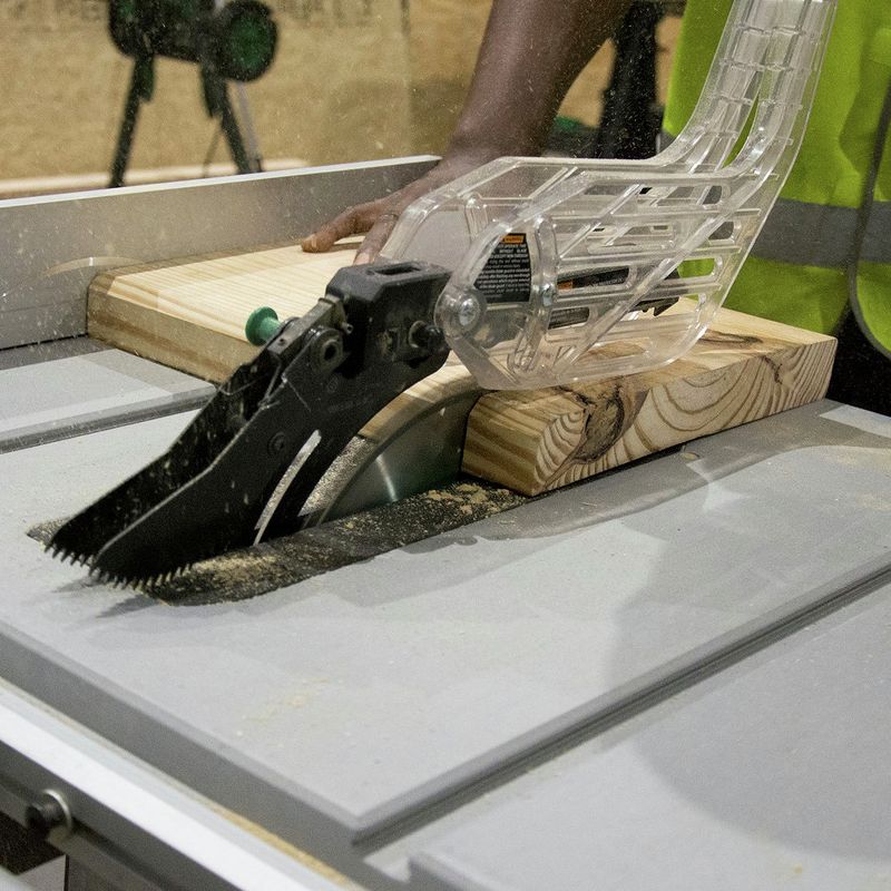 Metabo HPT C10RJSM 15 Amp 10 in. Corded Table Saw with Fold and Roll Stand