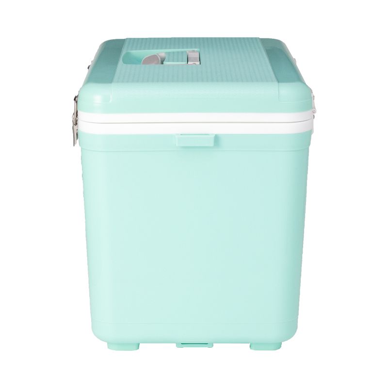 Engel 19 Quart 32 Can Leak Proof Odor Resistant Insulated Cooler Drybox with Integrated Shoulder Strap, Seafoam