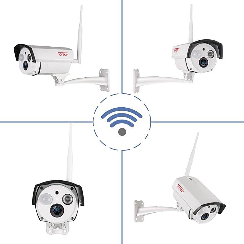 2019 New  1080P 20MP Full HD AddonampStandalone Wireless IP Security Bullet CameraTwoWay AudioWaterproof Mental Housing and PIR SensorSupport Max 128GB SD CardCompatible with  NVR